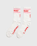 BAREFOOT RETRO SOCKS WHITE / PINK / RED