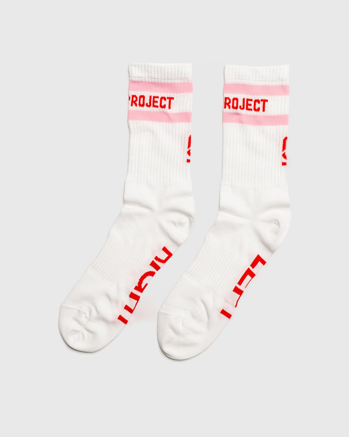 BAREFOOT RETRO SOCKS WHITE / PINK / RED
