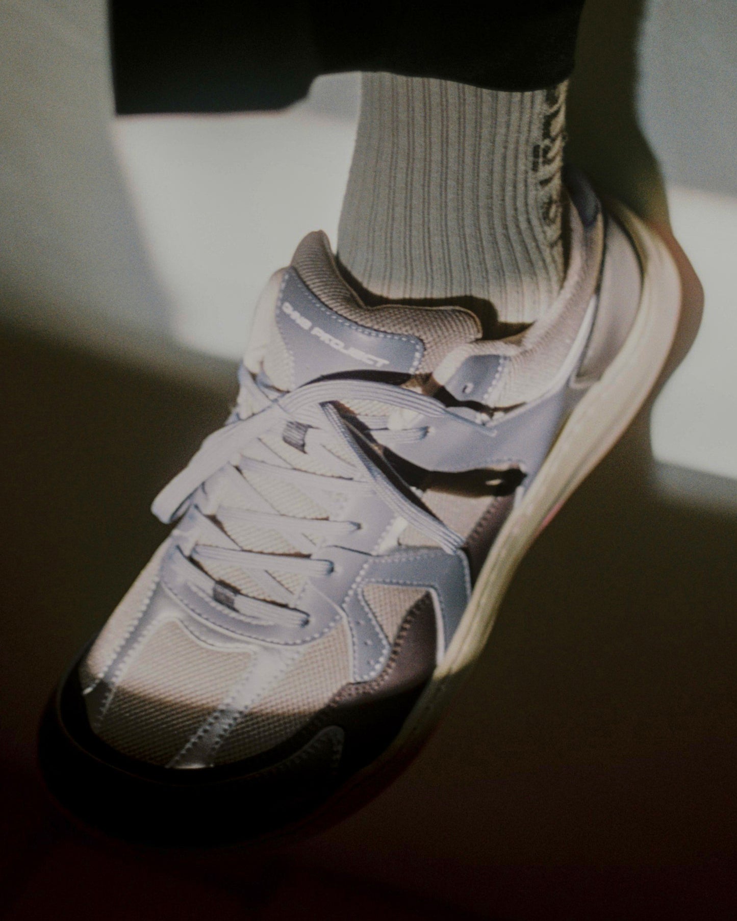 Barfuß Sneaker RETRO RUN MUDDY GREY