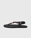 SANDALES BAREFOOT EN CORDE TULUM MARRON