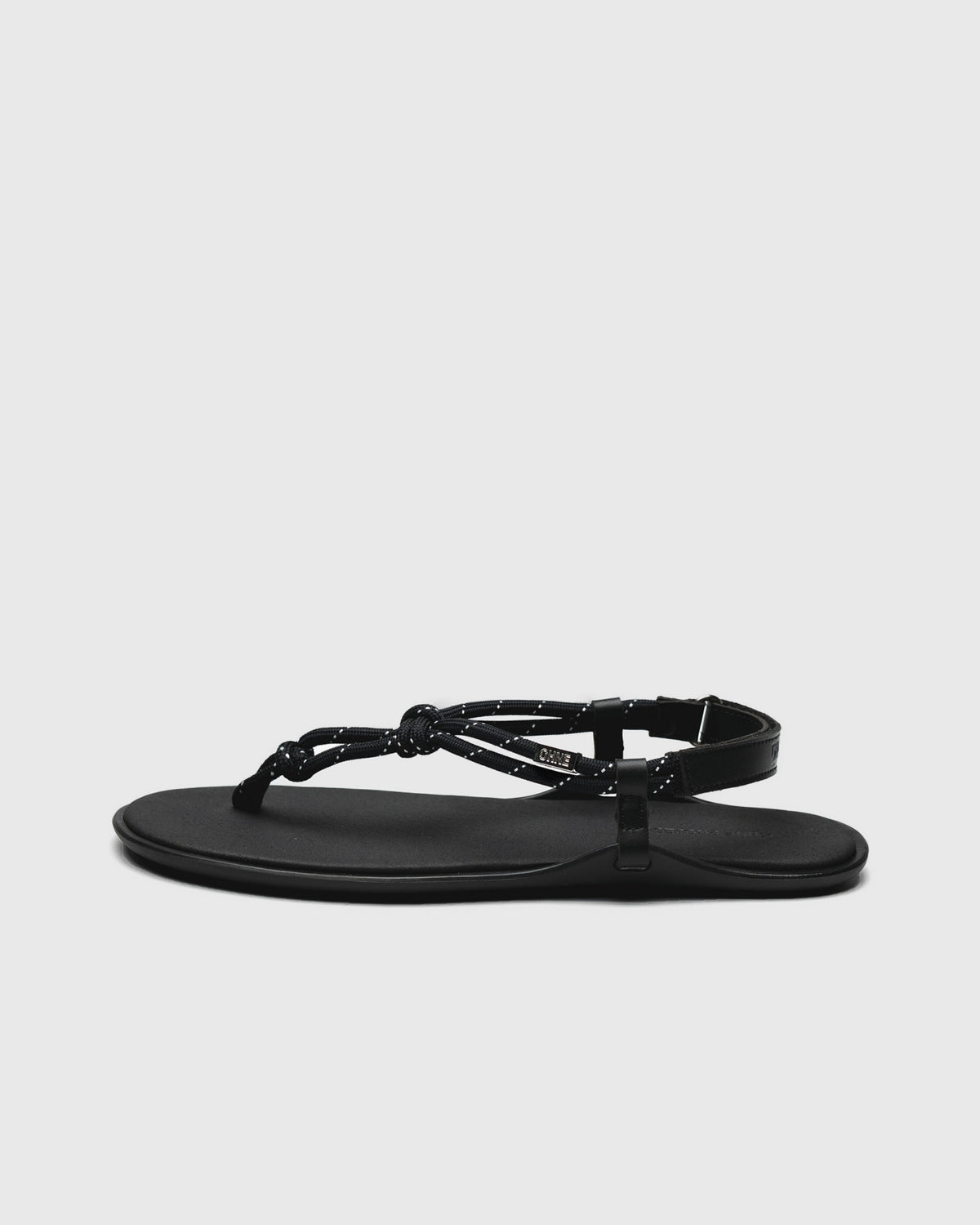 SANDALE BAREFOOT EN CORDE TULUM BLACK