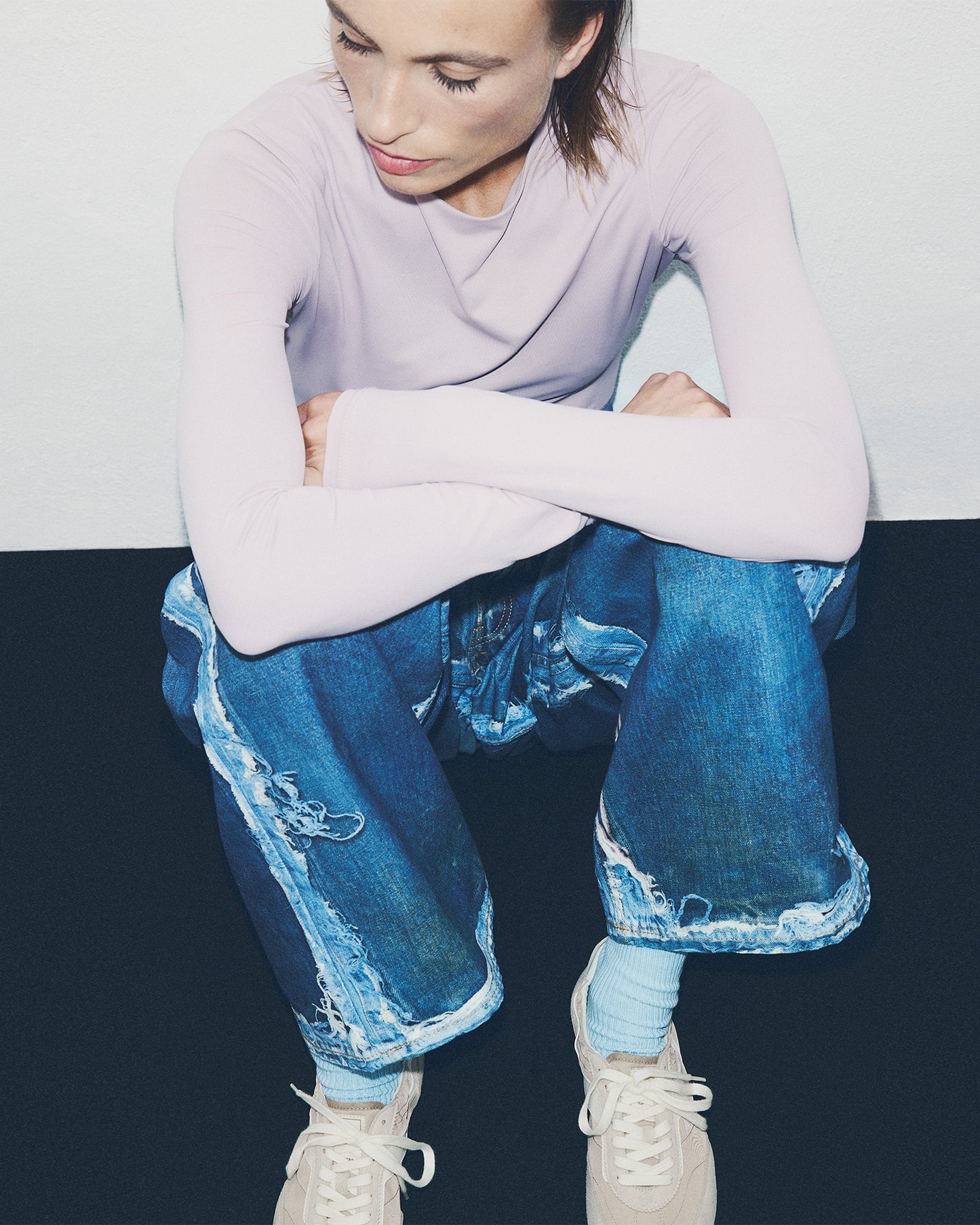 Barefoot Sneakerina Kima Ohne Project Vapore worn by model