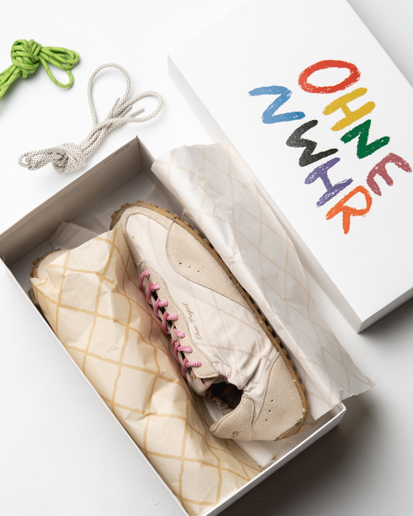 barefoot sneakerina kima Ohne Project x Nowhere - package