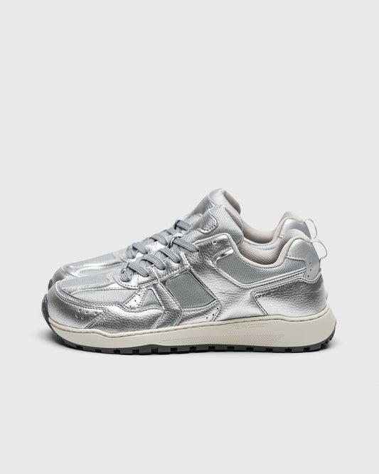 BAREFOOT SNEAKER RETRO RUN V2 FULL SILVER